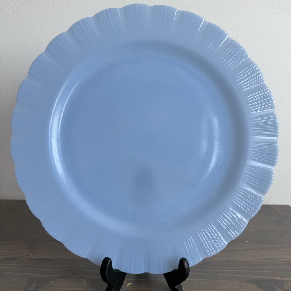 Vintage PYREX Delphine blue platter